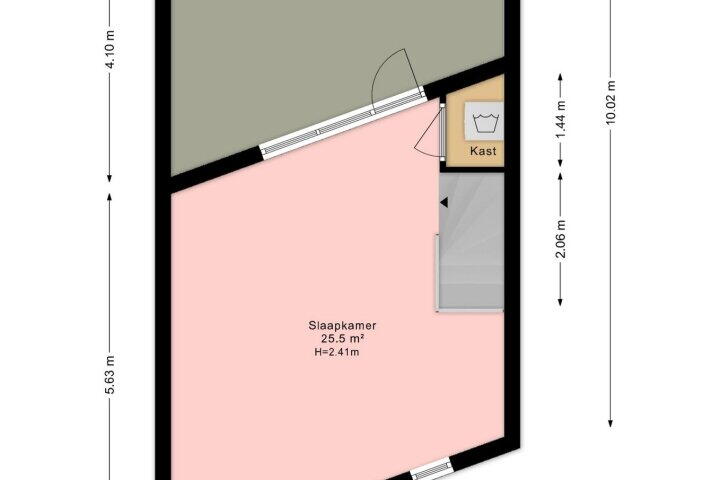 Plattegrond – Meivliegsingel 21, Den Haag