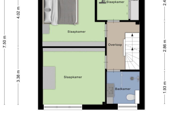 Plattegrond – Melleveld 7, Wouw