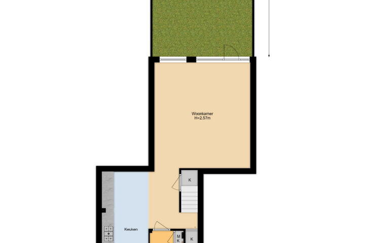 Plattegrond – Mendelssohnrode 50, Zoetermeer