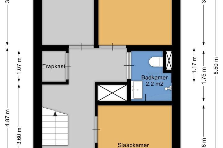 Plattegrond – Menelaosstraat 9, Almere
