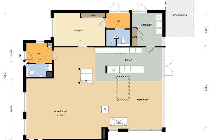 Plattegrond – Mensinge 15, Zuidlaren