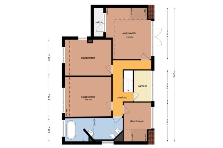 Plattegrond – Mensinge 15, Zuidlaren