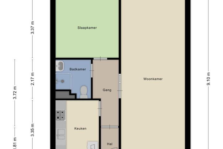 Plan – Mercatorplein 54 C, Maastricht