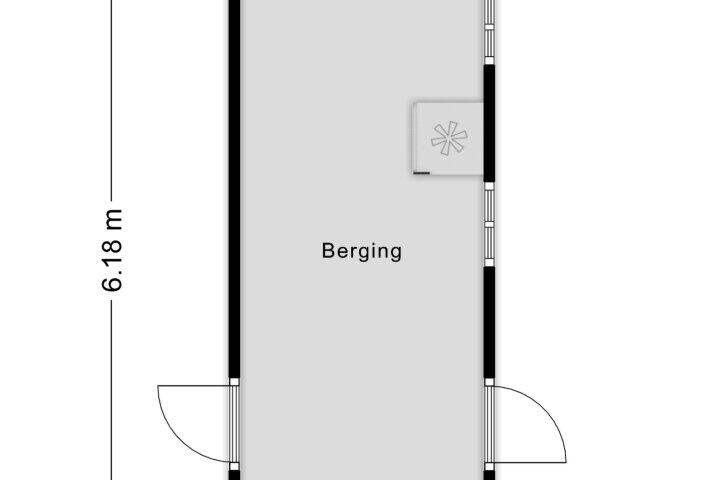 Plattegrond – Merelstraat 8, Wijchen