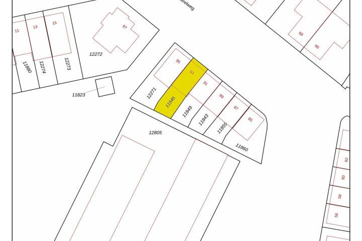 Plattegrond – Merelweg 93, Heerhugowaard
