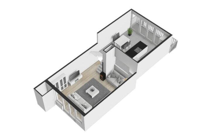 Plattegrond – Merovingersstraat 10, Wijk bij Duurstede