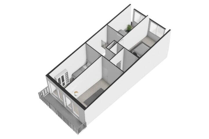 Plattegrond – Merovingersstraat 10, Wijk bij Duurstede