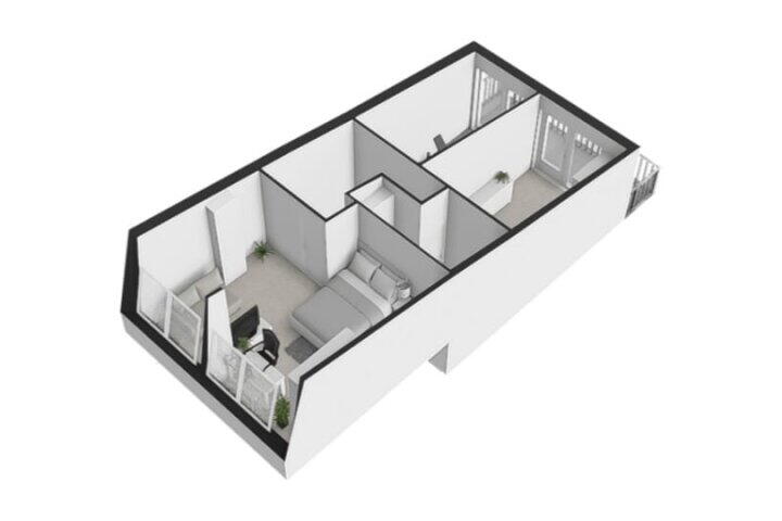 Plattegrond – Merovingersstraat 36, Wijk bij Duurstede