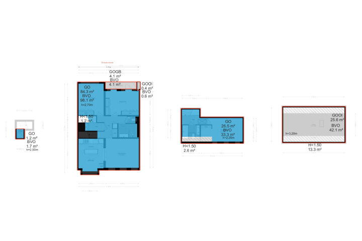 Plattegrond – Merwedeplein 15 3, Amsterdam
