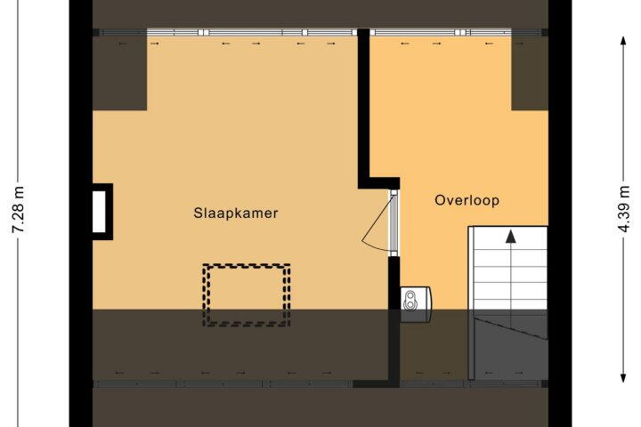 Plattegrond – Metiusstraat 48, Heerhugowaard