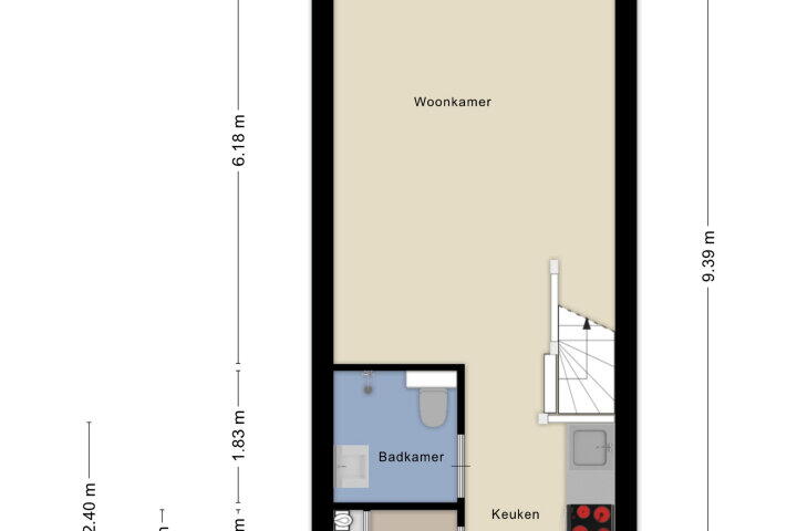 Plattegrond – Metselaar 8, Wijchen