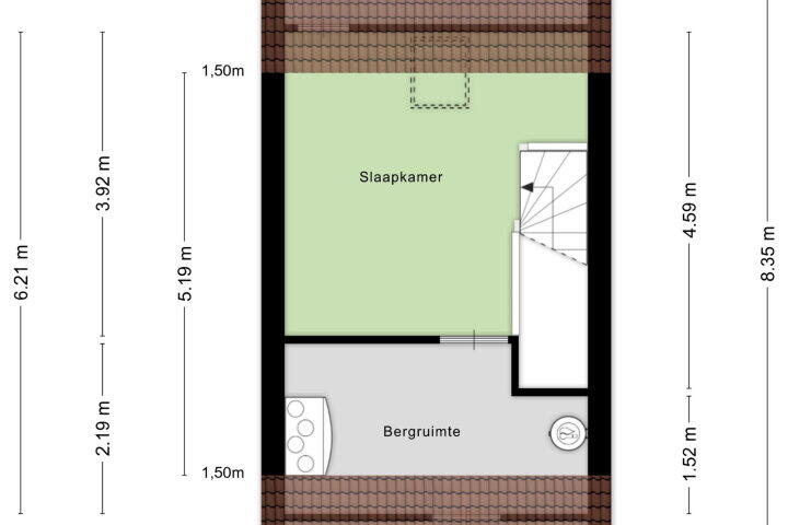 Plattegrond – Metselaar 8, Wijchen