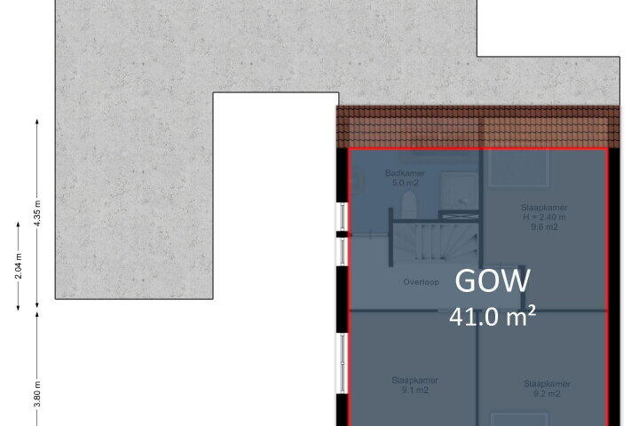 Plattegrond – Meulakkers 16, Diever