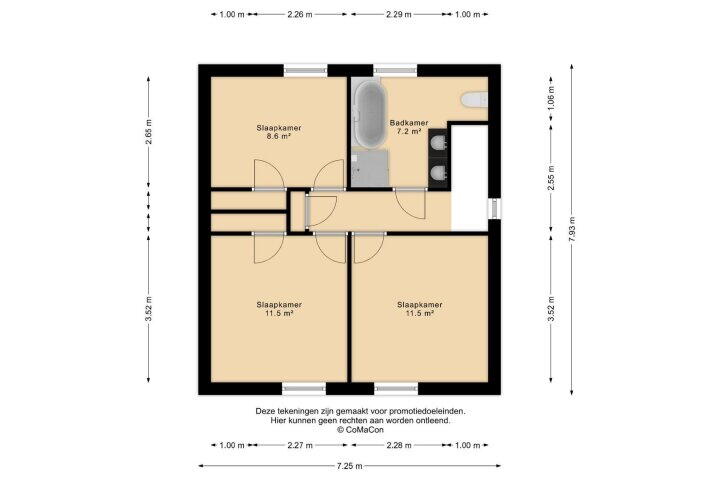 Plattegrond – Mgr Aertsstraat 42, Swolgen