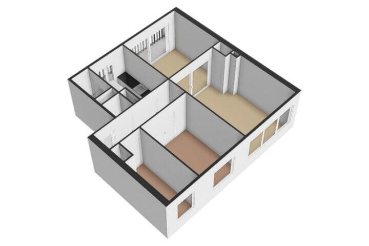 Plattegrond – Mgr. Feronstraat 46, Heerlen