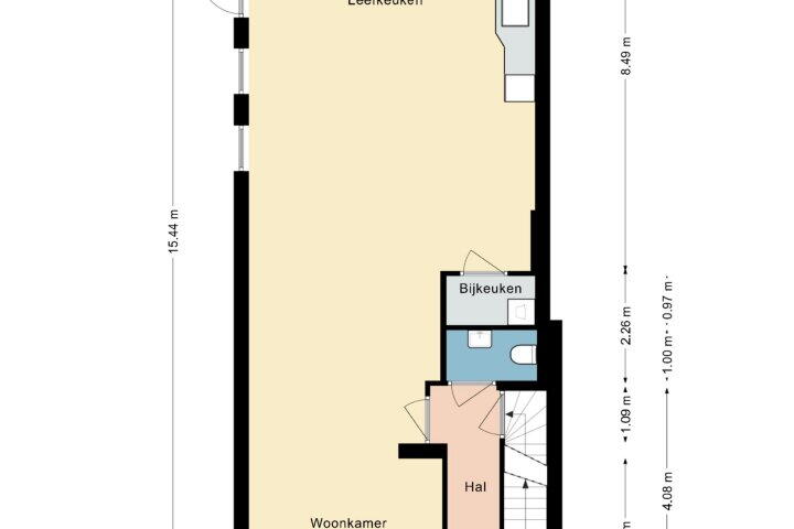 Plattegrond – Mgr. Lebouillestraat 43, Hoensbroek