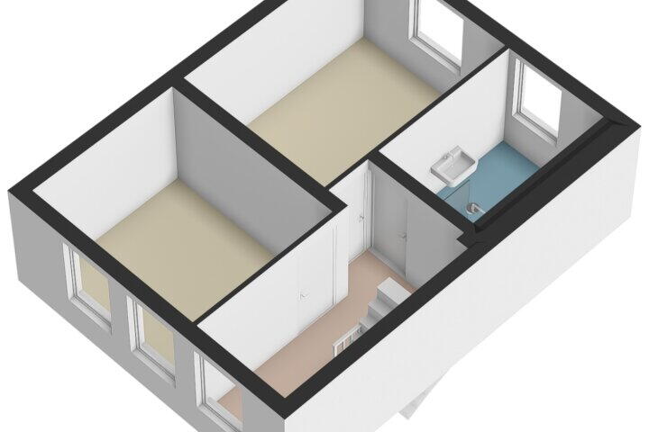 Plattegrond – Mgr. Lebouillestraat 43, Hoensbroek
