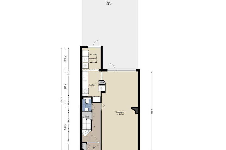 Plattegrond – Mgr. Nolenslaan 31, Amstelveen