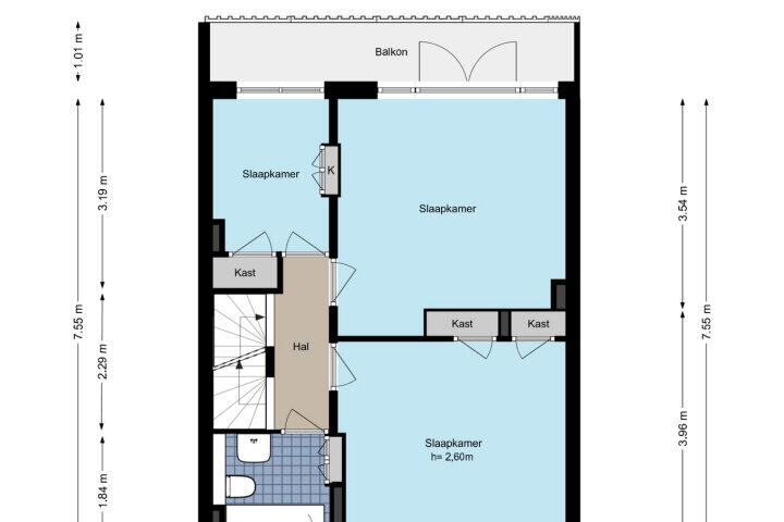 Plattegrond – Mgr. Nolenslaan 31, Amstelveen