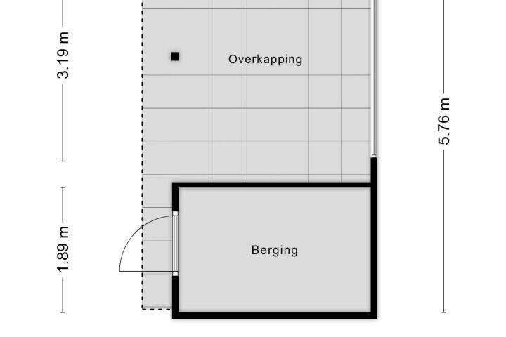 Plattegrond – Middachtenlaan 76, Almere