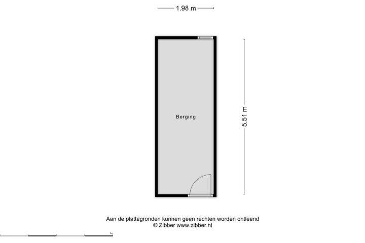 Plattegrond – Middachtenstraat 46 B, Breda