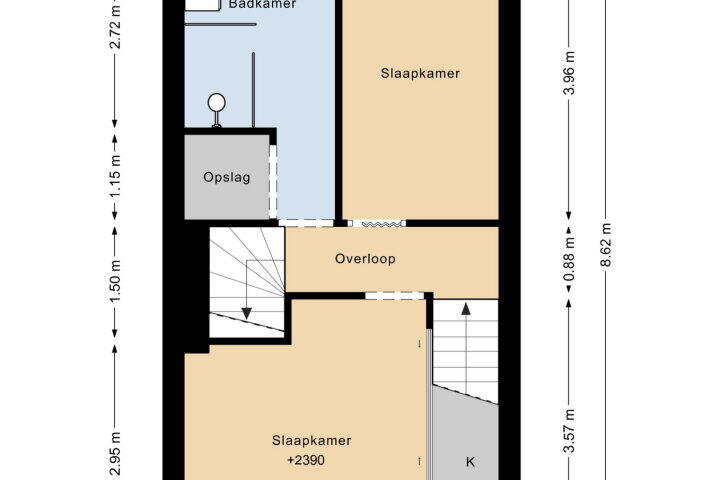Plattegrond – Middelburgstraat 38, Heerlen