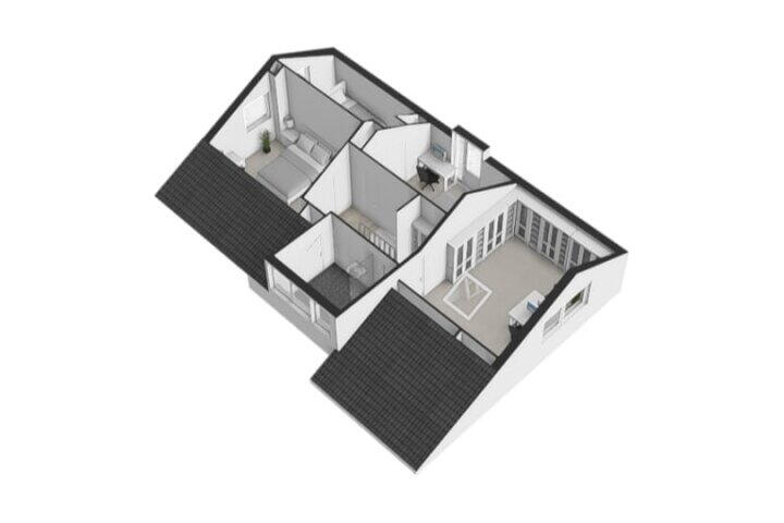 Plattegrond – Middelweg 47 a, Leersum