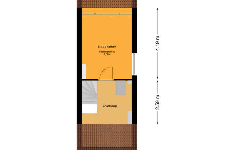 Plattegrond – Middenhof 213, Almere