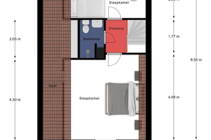Plattegrond – Midden Peelweg 5 90, Sevenum
