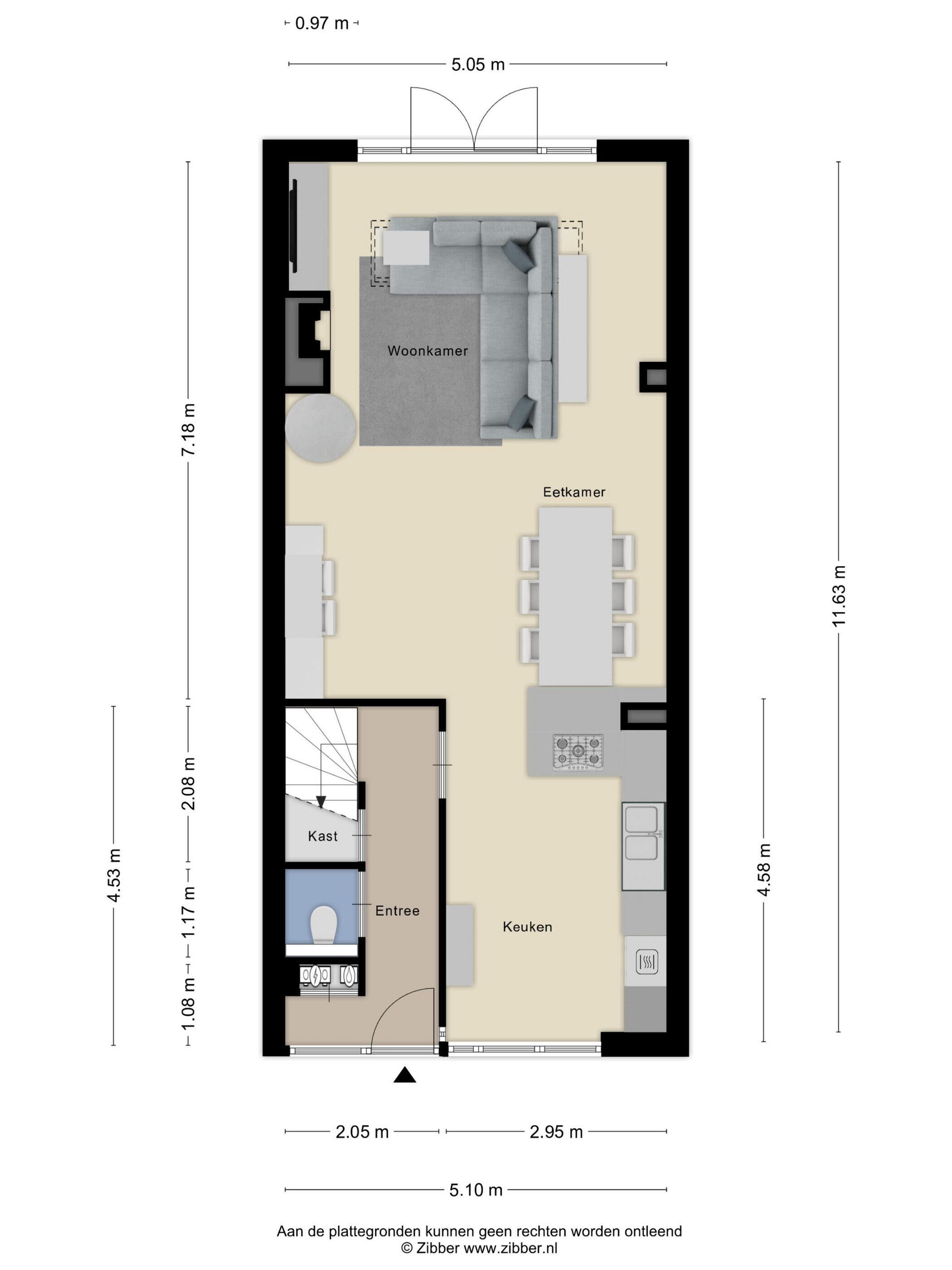 Plattegrond 2 - Mierberg 5, Roosendaal