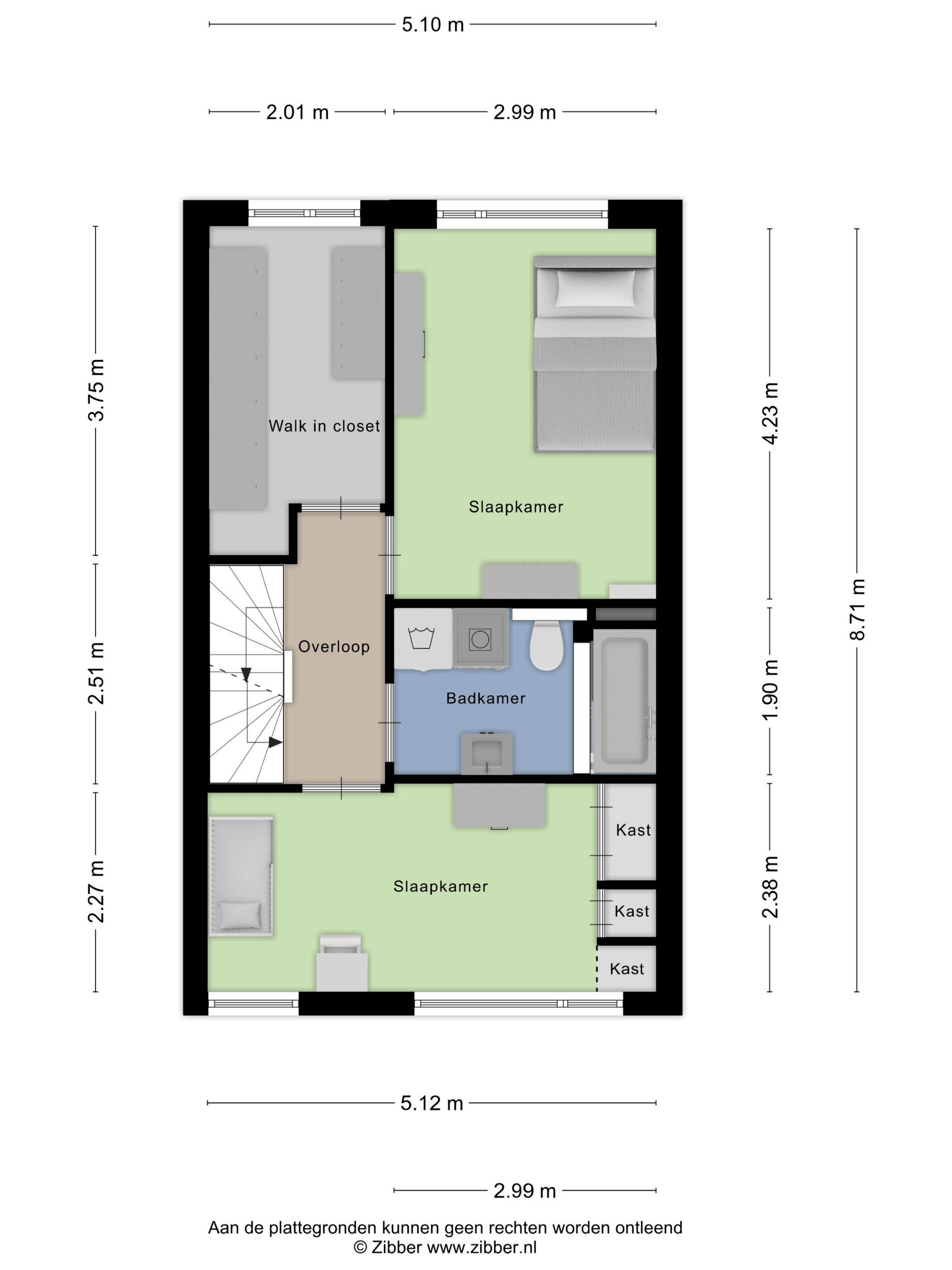 Plattegrond 3 - Mierberg 5, Roosendaal