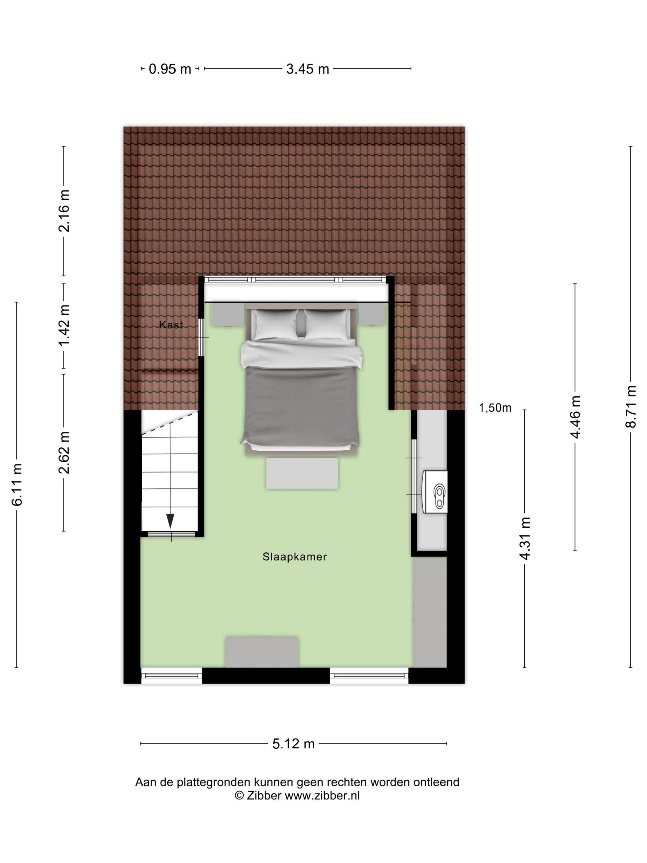 Plattegrond 4 - Mierberg 5, Roosendaal