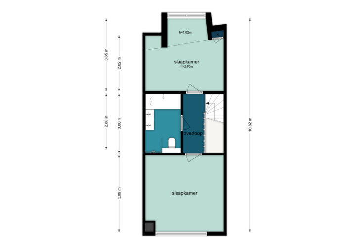 Plan – Milletstraat 56 3, Amsterdam