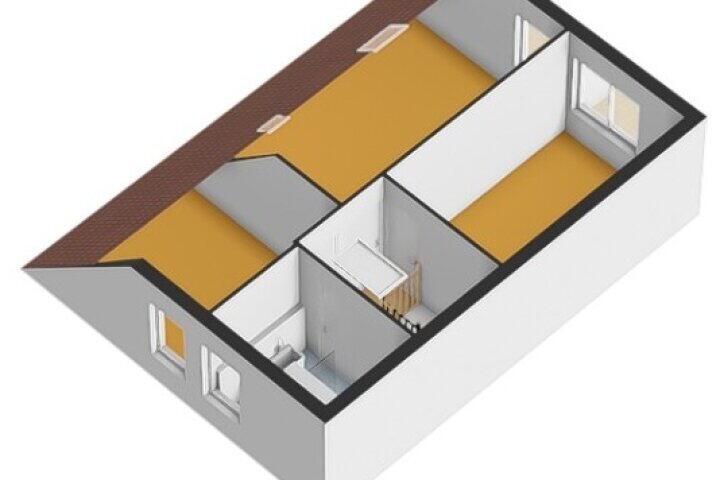 Plattegrond – Mimosastraat 17, Almere
