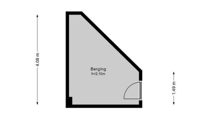 Plattegrond – Minervalaan 31 2, Amsterdam