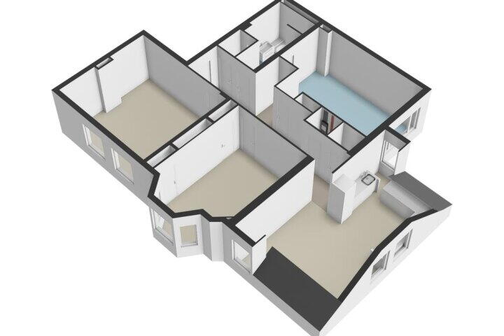Plattegrond – Minervalaan 31 2, Amsterdam