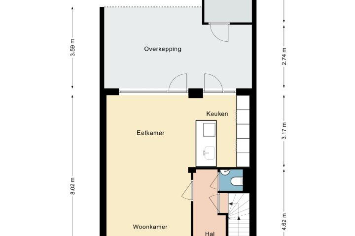 Plattegrond – Mirbachstraat 21, Voerendaal
