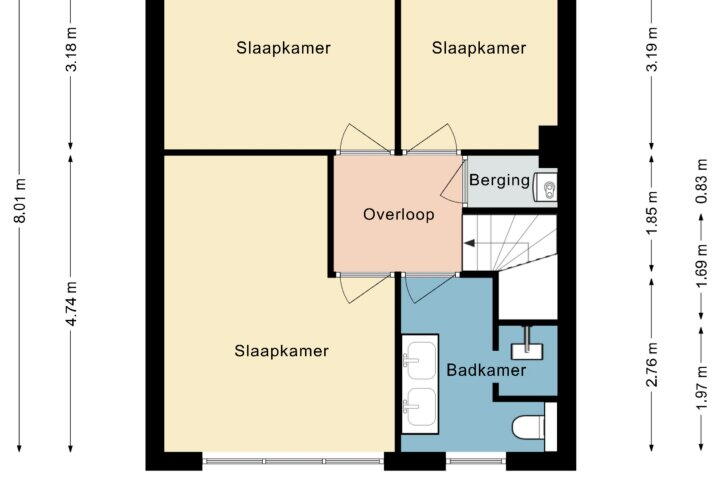 Plattegrond – Mirbachstraat 21, Voerendaal