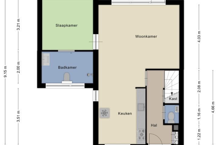Plattegrond – Mistral 42, Zeewolde