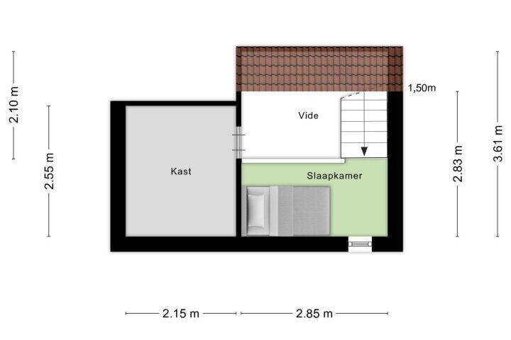 Plattegrond – Moerasberg 57, Roosendaal