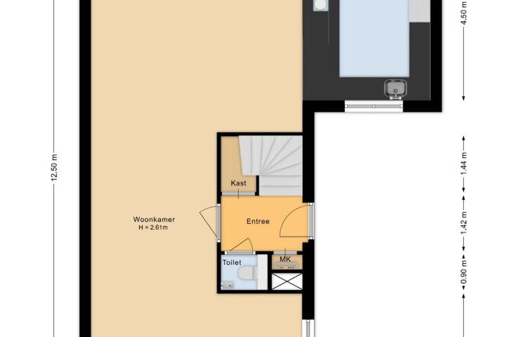 Plattegrond – Moerasorchidee 13, Lelystad