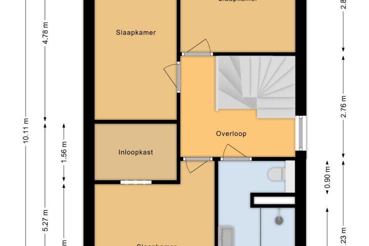 Plattegrond – Moerasorchidee 13, Lelystad