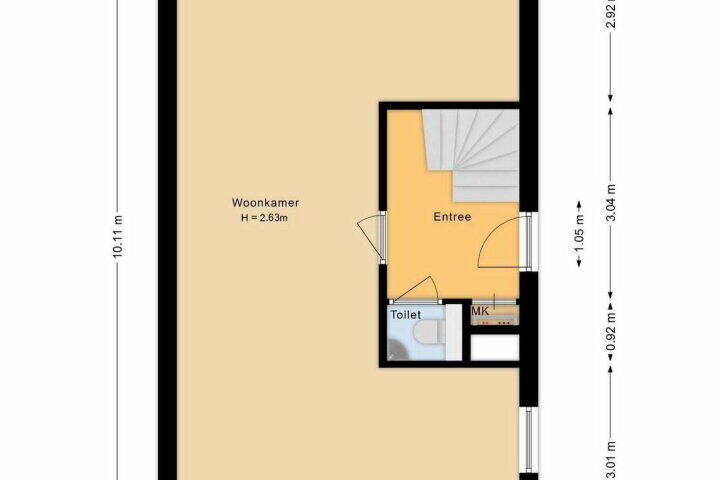 Plattegrond – Moerasorchidee 29, Lelystad