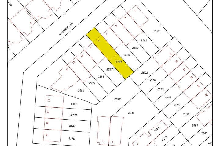 Plattegrond – Moerbeeklaan 9, Heerhugowaard
