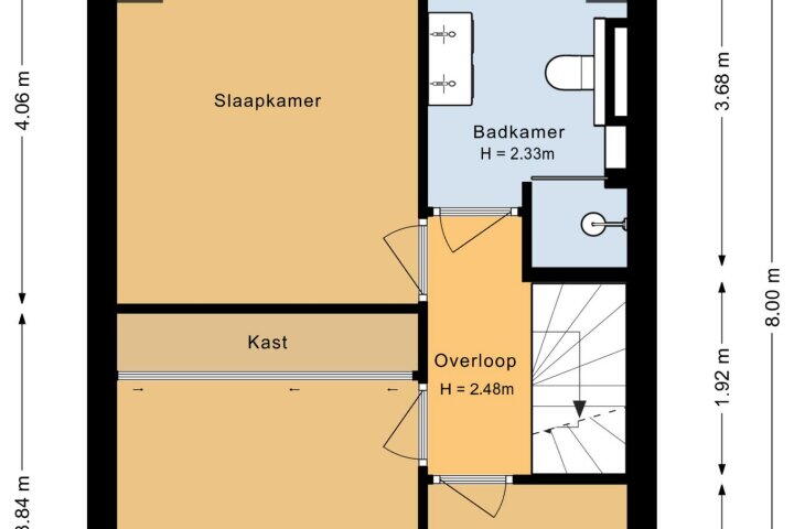 Plattegrond – Moerbeeklaan 9, Heerhugowaard