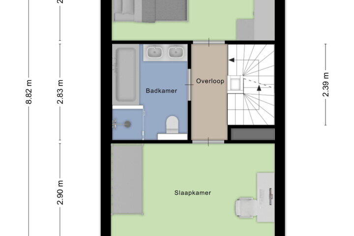 Plattegrond – Moerhof 2, Roosendaal