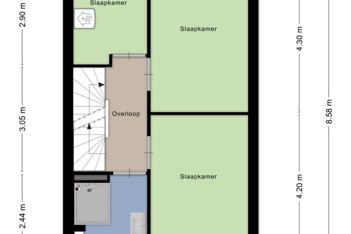 Plattegrond – Moermond 9, Zeewolde
