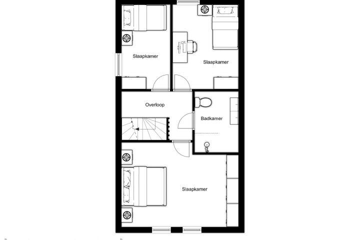 Plattegrond – Moezel 45, Drachten