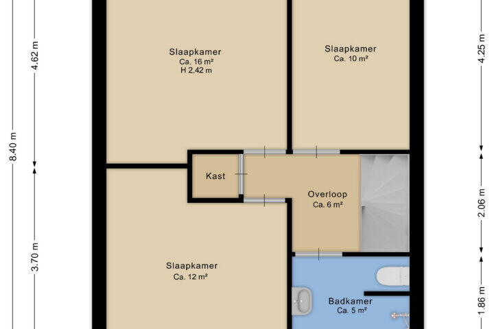 Plattegrond – Moezelstraat 57, Assen