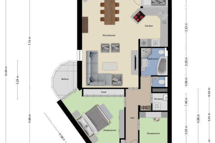 Plattegrond – Molenbeekstraat 31, Roosendaal